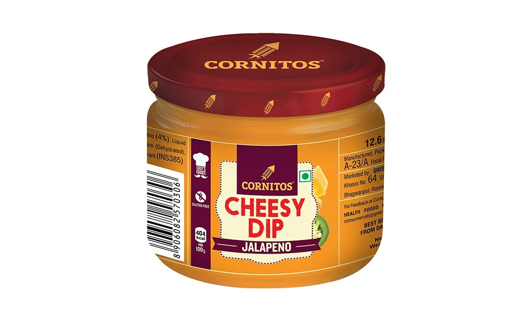 Cornitos Cheesy Dip Jalapeno    Glass Jar  100 grams